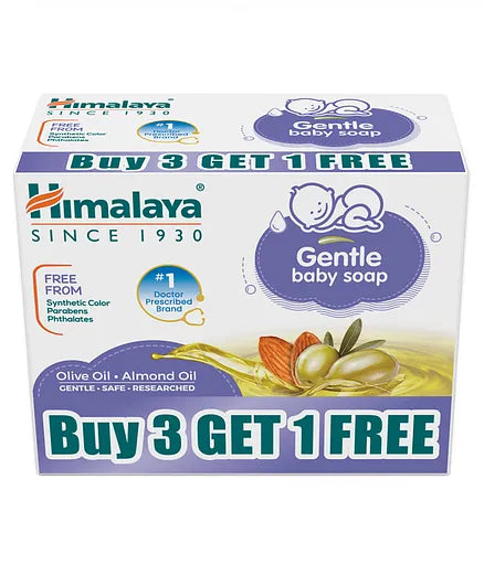 Himalaya gentle baby soap buy 3 get 1 free