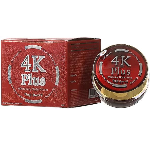 4k Plus Goji Berry Whitening Night Cream 5X 20g