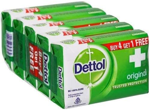 Dettol ORIGINAL SOAP 125g (Buy 4 get 1 free)