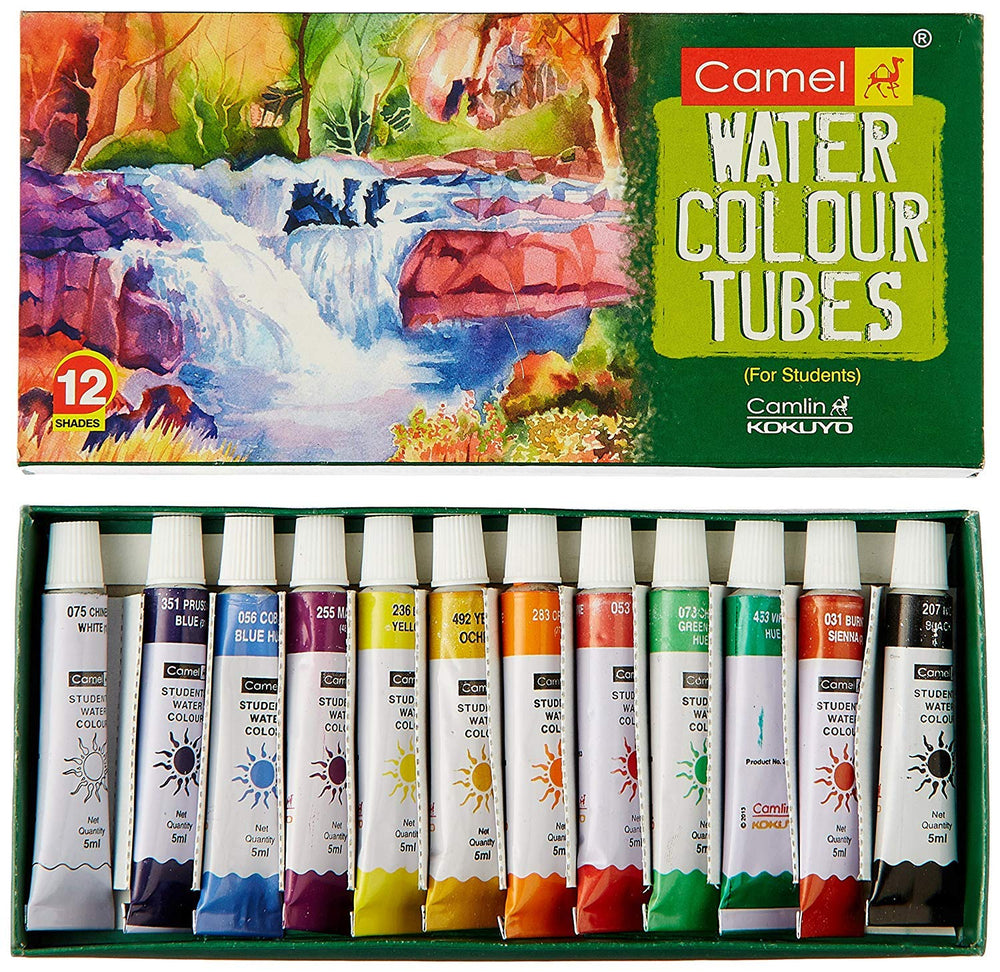 Camel Water Colour Tubes(12 Shades)