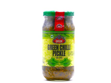 Druk Green Chilli Pickle in Oil 200g