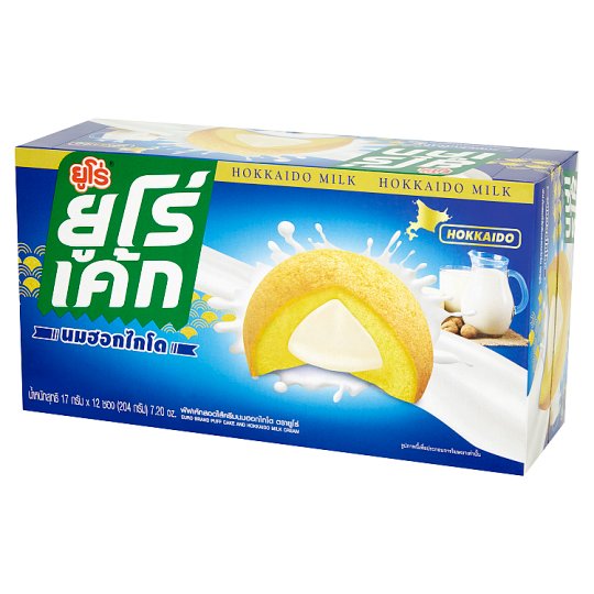 Euro Cake Hokkaido Milk 204g(Box)