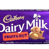 Cadbury Dairy Milk Fruit & Nut 80g