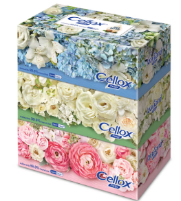 Cellox Purify Happy Scent Facial Tissue 135Sheets