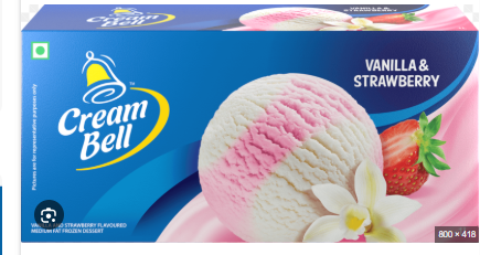 Cream Bell Vanilla & Strawberry 60ml