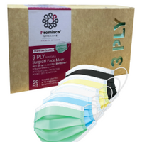 Disposable Mask Surgical Blue, Black, White, Green (PACKET*50pcs)