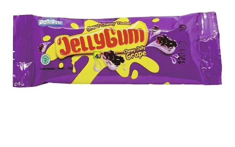 Donald Jelly Gum Chewy Jelly Lychee/Grape/Strawberry 25g
