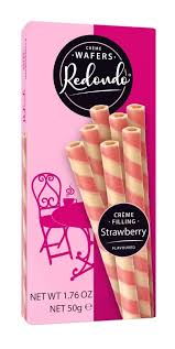 Creme Wafers Redondo Strawberry 50g