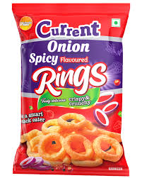 Current Onion Spicy Flavoured Rings 60g