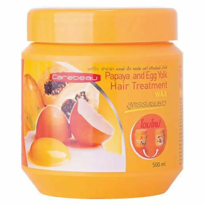 Carebeau Papaya & Egg Yolk Hair Treatment Wax 500ml