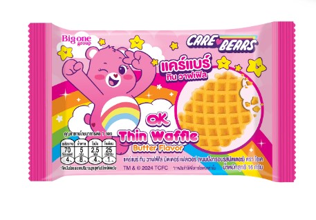 Care Bears Thin Waffle Butter Flavor 16g