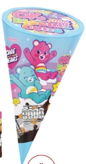 Care Bears Ok Mini Biscuit Cone 16g