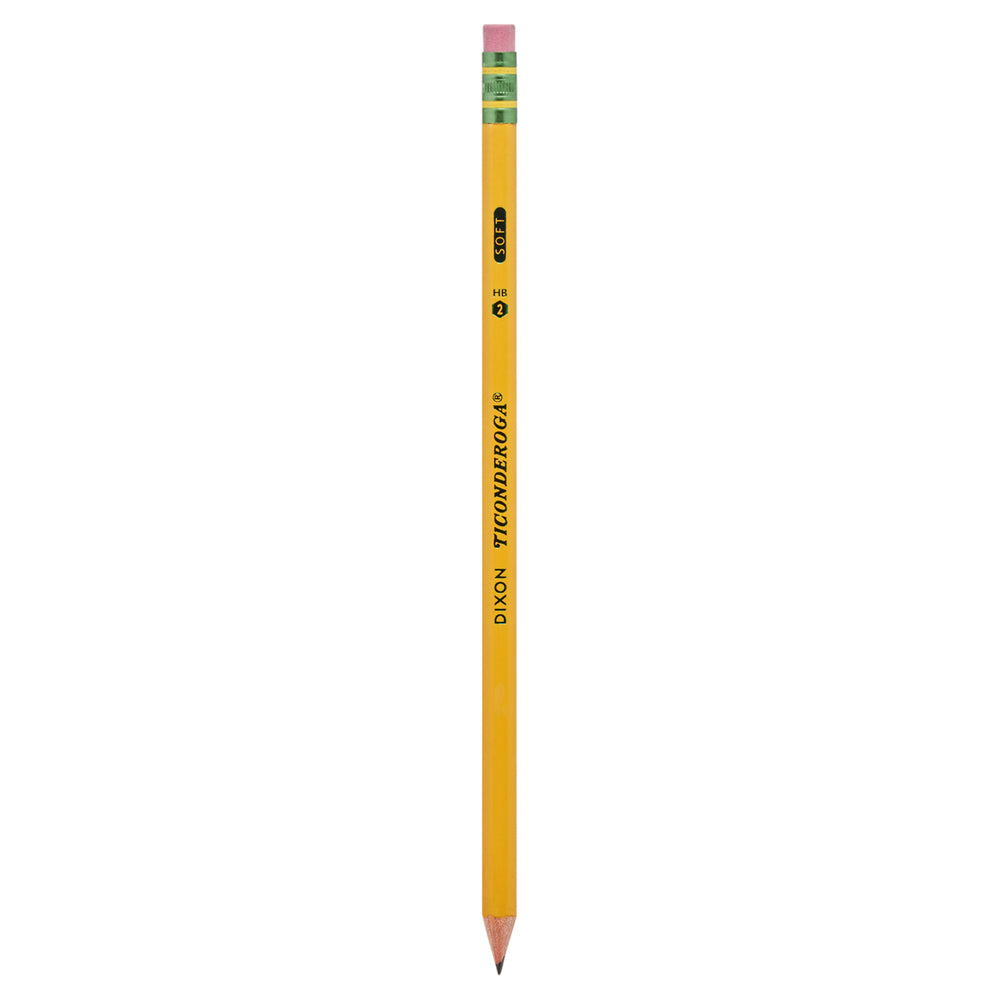 Pencil with attached eraser