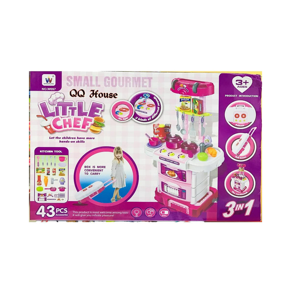 WANDERLONG Little Chef Set (3 in 1) 3+ Ages (43 Pieces) No.WO97