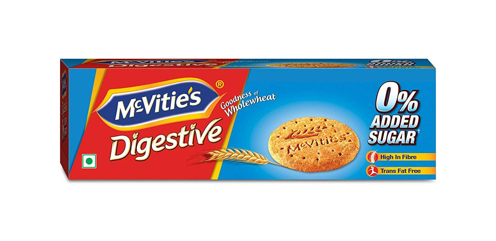 McVitie's Digestive Goodness of Wholewheat 0% Added Sugar 150g