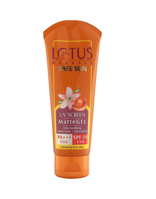 Lotus Herbals Matte Gel Sunscreen SPF 50 PA+++ 50g - Sherza Allstore