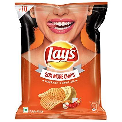Lay's Hot and Sweet Chilli Potato Chips, 52g - Sherza Allstore