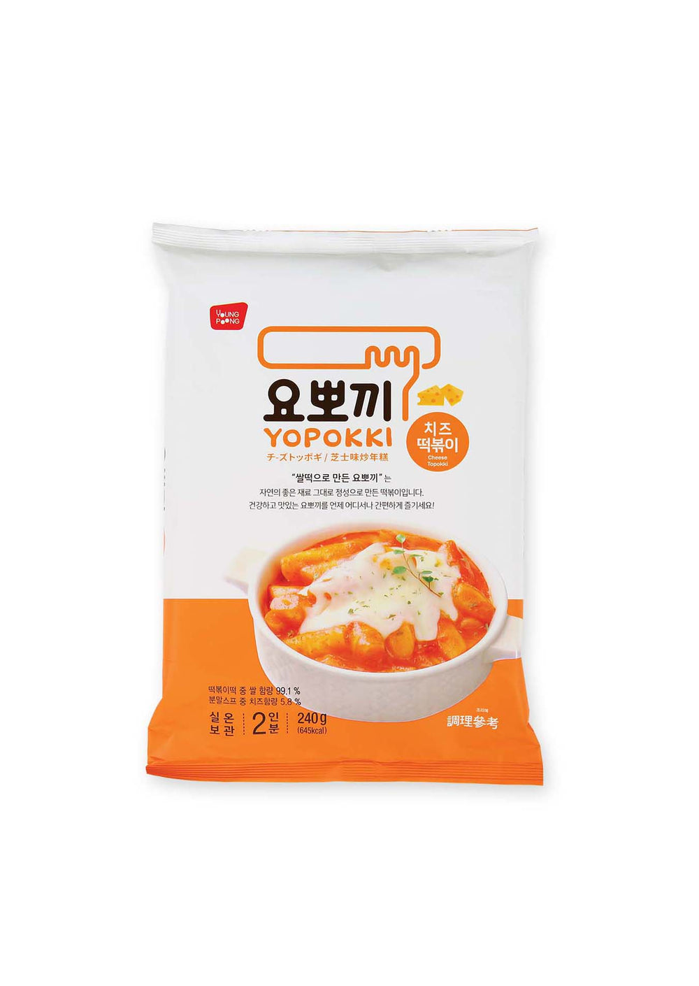 Yopokki Cheese Topokki 240g