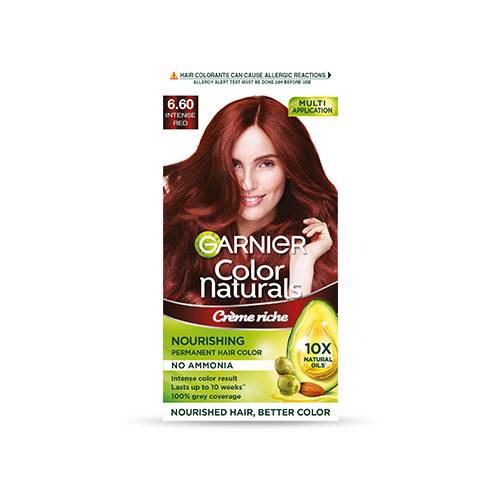 Garnier Color Naturals 6.60 Intense Red 70ml+60g+25g