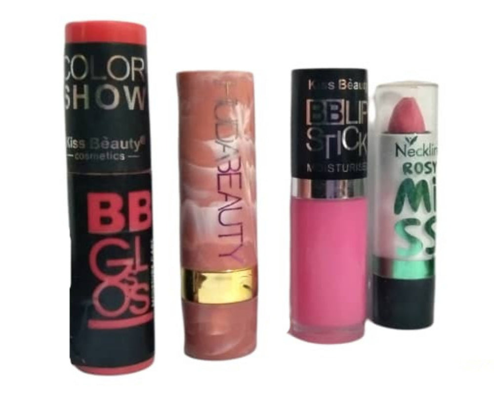 Lipstick (Kiss Beauty/Neckline/Huda Beauty)