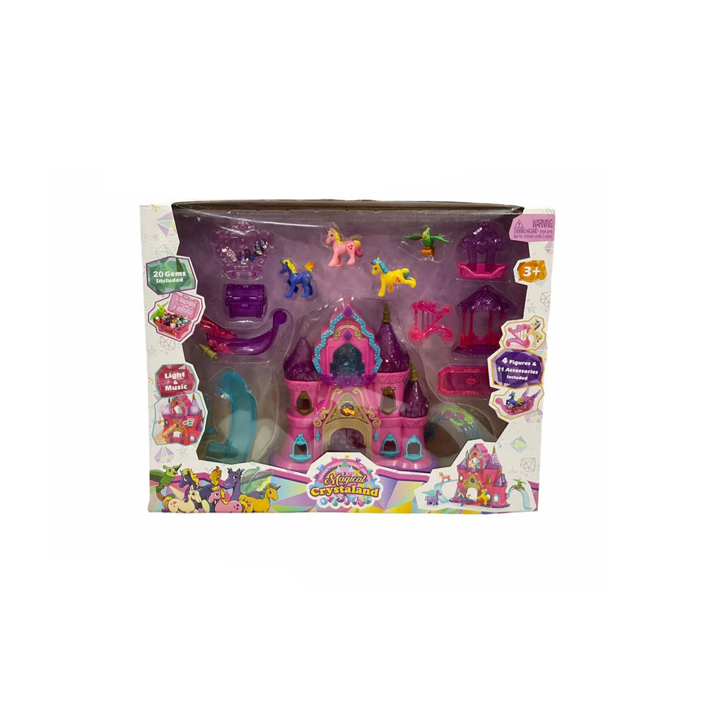 Magical Crystaland 4 Figures & 11 Accessories Included 3+ Ages