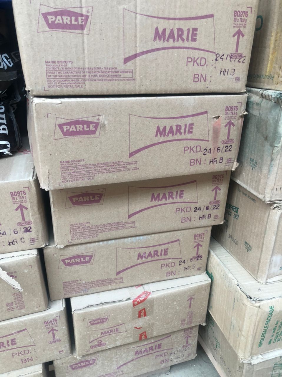 Parle Marie (56.4g+23.5) g *30 units (Wholesale CASE)