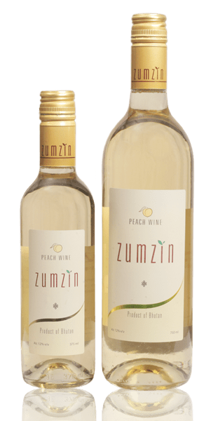 Zumzin Peach Wine 375ml - Sherza Allstore