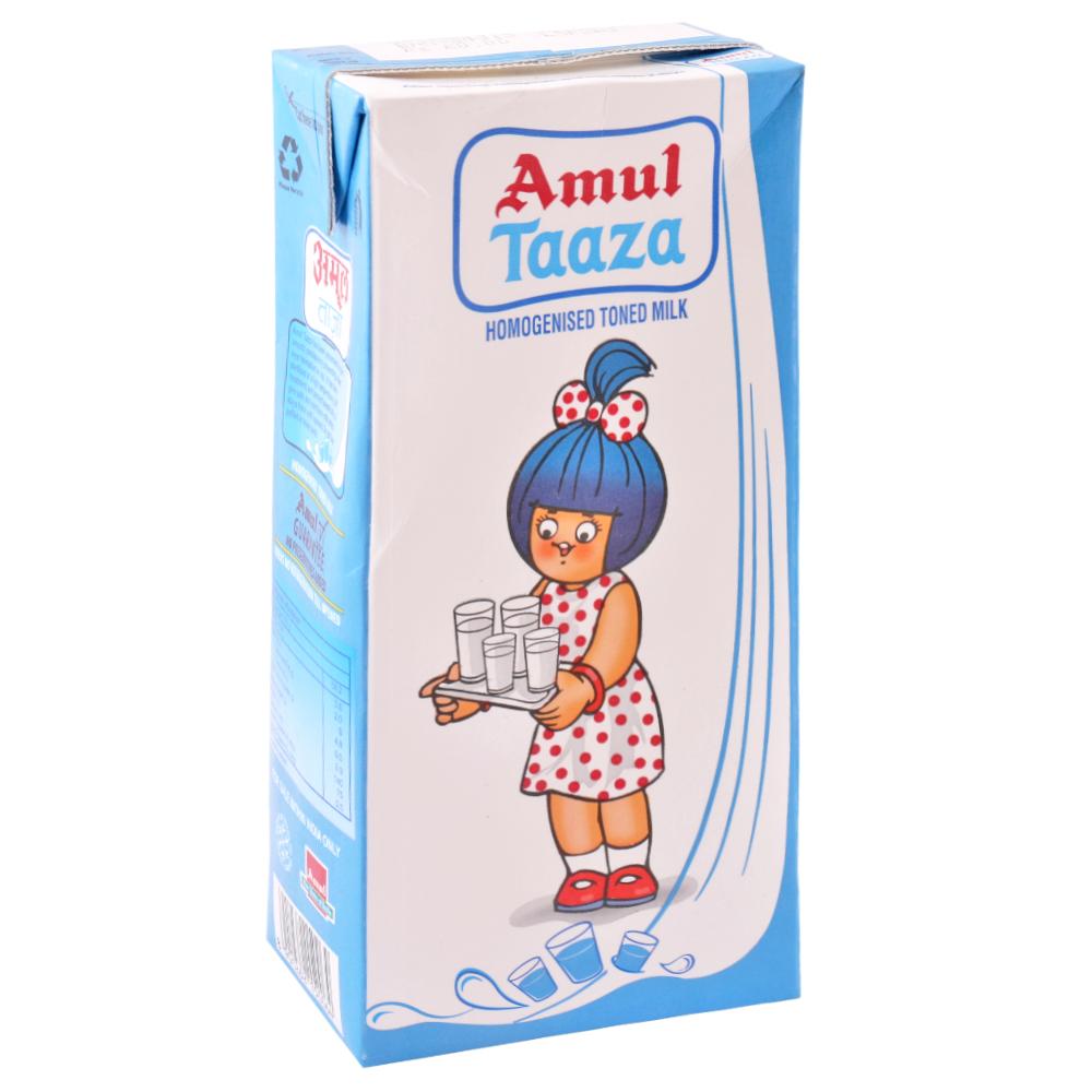 Amul Taaza Toned Milk 1ltr