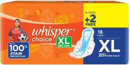 Whisper  Choice XL 280mm 18 Pads