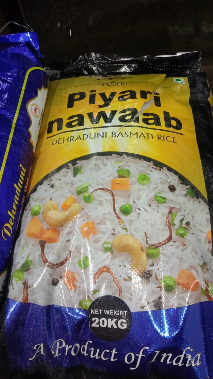 Piyari Nawaab Dehraduni Basmati Rice 20kg