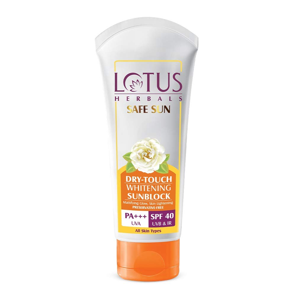 Lotus Herbal Safe Sun Dry Touch Whitening Sunblock SPF40PA+++
