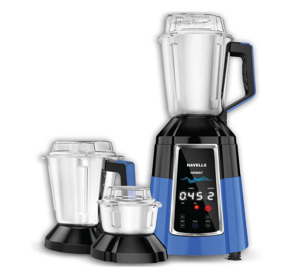 HAVELLS Sonido- i Silent Performer Mixer Grinder 1200 W (3 Jars) with Free Aqua-S Hot & Cold Water Bottle