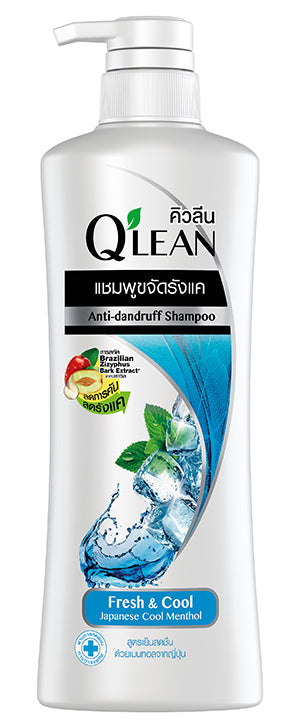 Qlean Anti Dandruff Shampoo(Fresh and Cool Japanese cool menthol)
