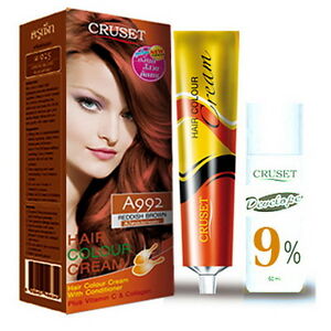 CRUSET Hair Colour Cream Reddish Brown A992 60ml