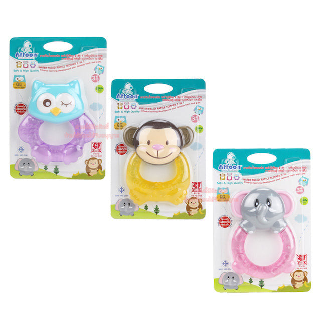 Attoon Water Filled Rattle Teether 2in1 (BPA 3+m)
